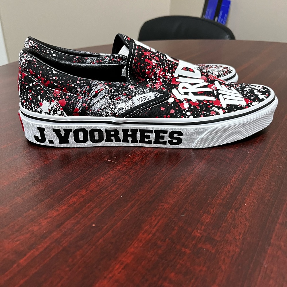NWT. Jason Voorhees vans. Authentic.